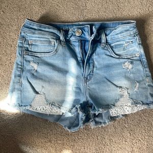 American Eagle Hi Rise Shorties